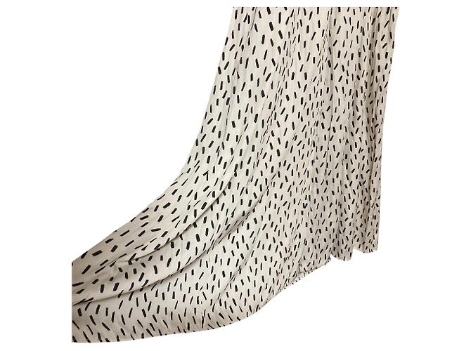 Autre Marque Vestido Snidel Big Collar Branco Cru - vista 7