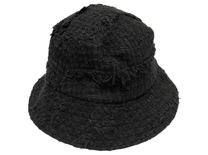 Autre Marque La Maison de Lyllis Tweed-Hut Schwarz - Ansicht 2