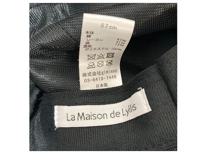 Autre Marque La Maison de Lyllis Tweed-Hut Schwarz - Ansicht 7