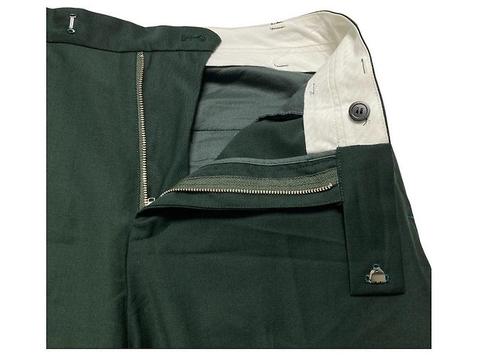 Autre Marque Whim Gazette Stretch-Hose Grün - Ansicht 3