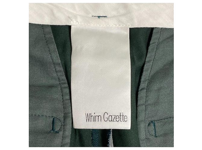 Autre Marque Whim Gazette Stretch-Hose Grün - Ansicht 4