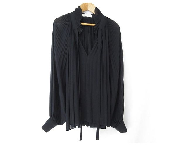 Autre Marque Blusa plisada L'UNE azul marino - vista 3