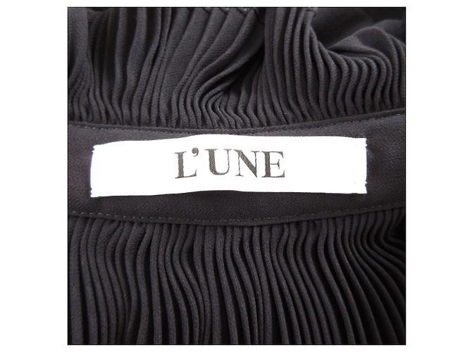 Autre Marque Blusa plisada L'UNE azul marino - vista 5