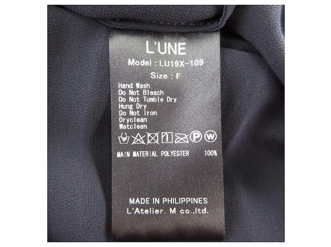 Autre Marque Blusa plisada L'UNE azul marino - vista 6