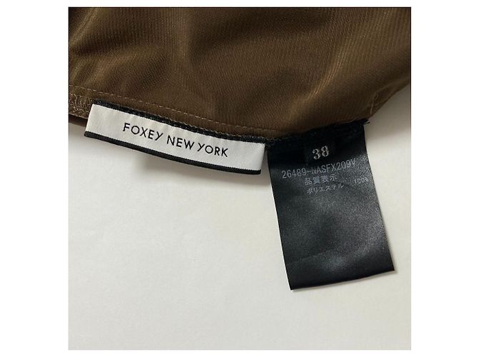 Autre Marque Saia plissada FOXEY NEW YORK Marrom - vista 4
