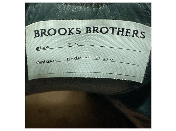 Autre Marque Stivaletti stringati in pelle Brooks Brothers Nero - vista 14