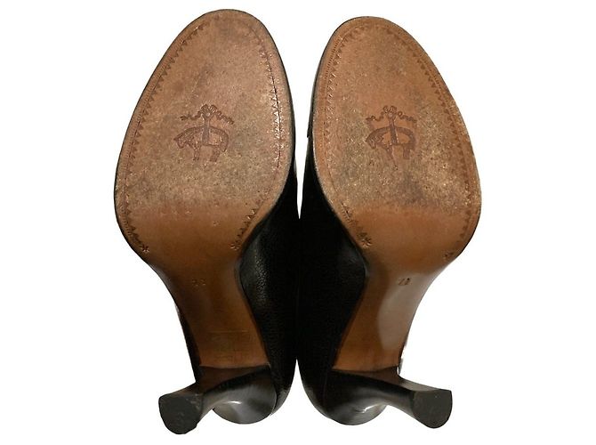Autre Marque Stivaletti stringati in pelle Brooks Brothers Nero - vista 15