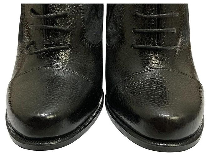 Autre Marque Stivaletti stringati in pelle Brooks Brothers Nero - vista 5