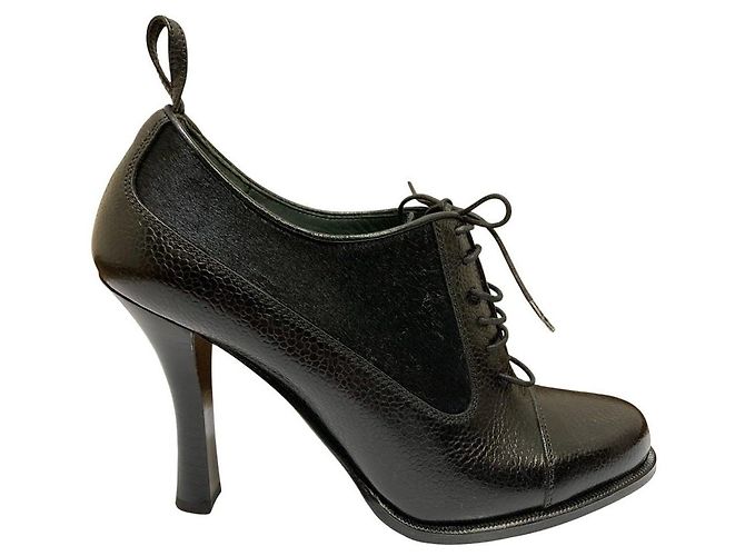 Autre Marque Stivaletti stringati in pelle Brooks Brothers Nero - vista 9