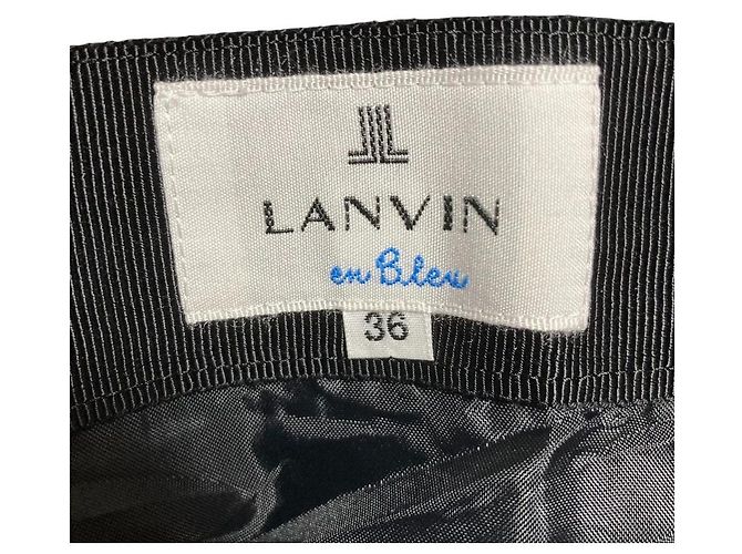 Gonna con stampa floreale LANVIN en Bleu Nero - vista 4
