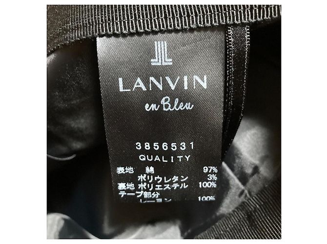 Gonna con stampa floreale LANVIN en Bleu Nero - vista 5