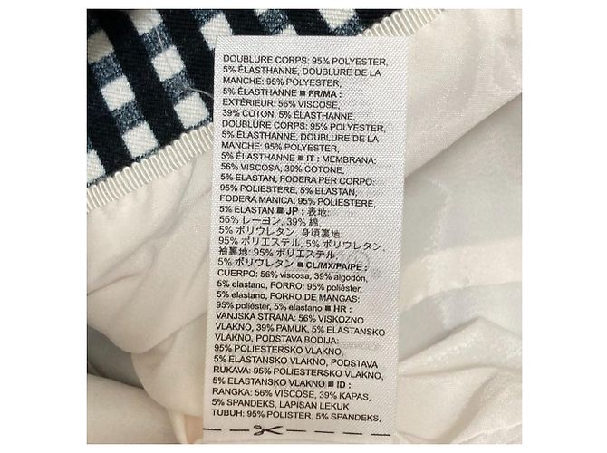 Autre Marque Giacca sartoriale a quadri Banana Republic Nero - vista 6