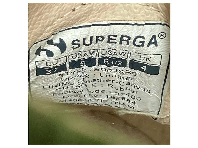 Autre Marque Sneakers basse in camoscio Superga SUEU Verde - vista 8