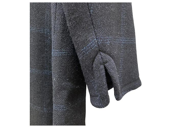 Autre Marque Cappotto in lana FOX BROTHERS 45R Blu Blu navy - vista 4