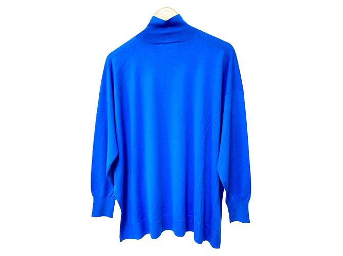 Autre Marque ENFOLD TURTLE-NECK BOX PULLOVER
Pulôver de lã Azul Azul claro - vista 2