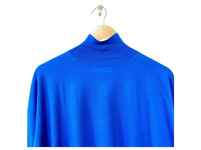 Autre Marque ENFOLD TURTLE-NECK BOX PULLOVER
Pulôver de lã Azul Azul claro - vista 4