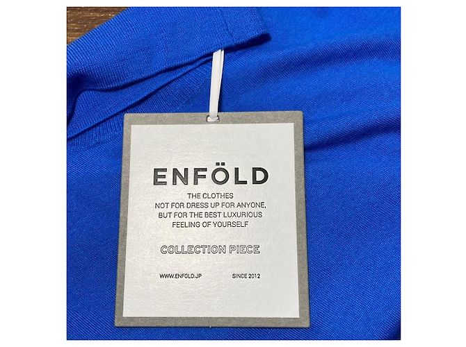 Autre Marque ENFOLD TURTLE-NECK BOX PULLOVER
Pulôver de lã Azul Azul claro - vista 7