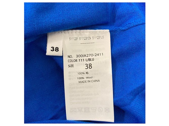 Autre Marque ENFOLD TURTLE-NECK BOX PULLOVER
Pulôver de lã Azul Azul claro - vista 8