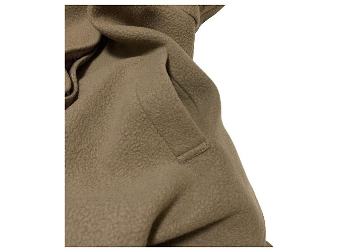 Autre Marque Abrigo poncho de mezcla de cachemira Rim.ark Castaño - vista 4