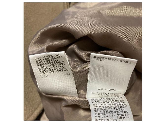 Autre Marque Abrigo poncho de mezcla de cachemira Rim.ark Castaño - vista 7