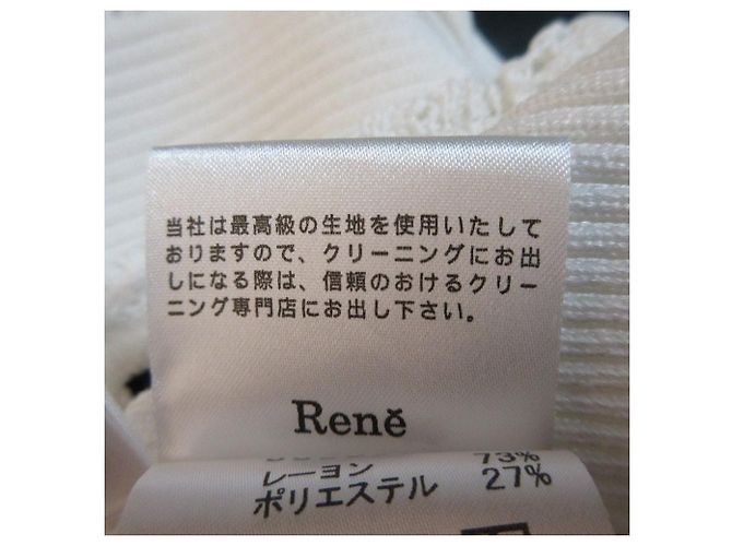 Autre Marque Cárdigan de punto Rene con botones de perlas Blanco - vista 8