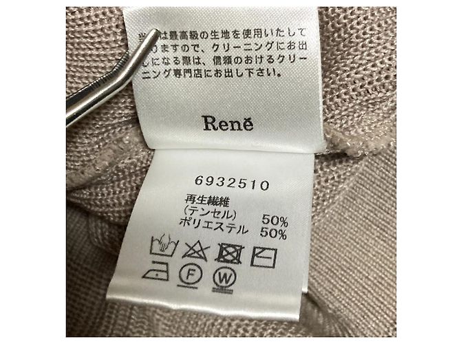 Autre Marque Jersey de punto con cuello en V Rene Castaño Negro - vista 5