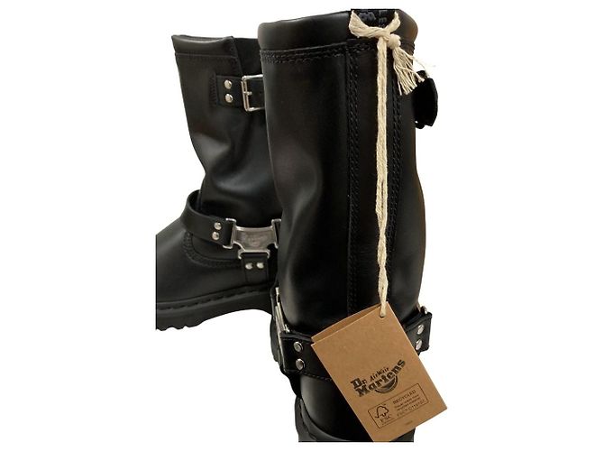 Autre Marque Stivali Dr. Martens Anistone Hi Nero - vista 11