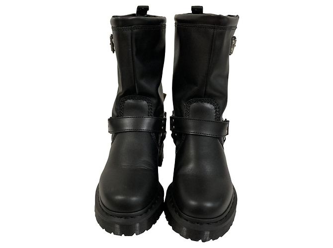 Autre Marque Stivali Dr. Martens Anistone Hi Nero - vista 3