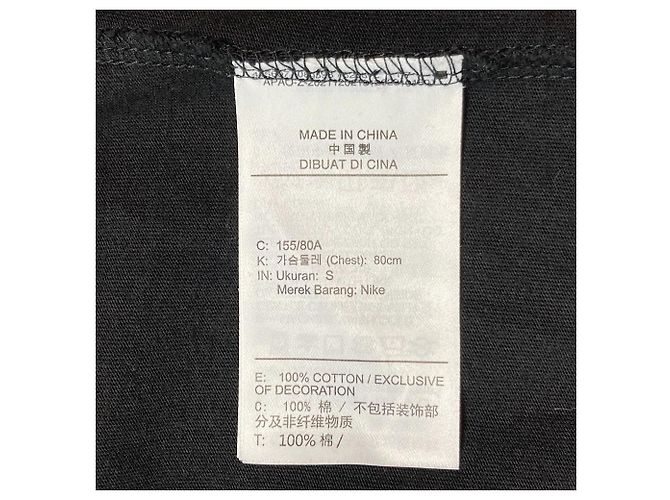 Autre Marque Nike Oversized Long Sleeve T-Shirt Schwarz Grün - Ansicht 5