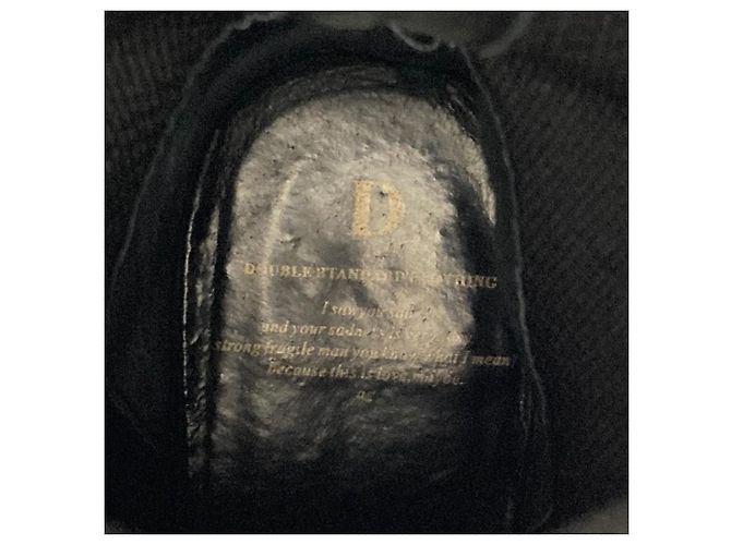 Autre Marque DOUBLE STANDARD CLOTHING Spitze Strick- Stiefeletten Schwarz - Ansicht 8