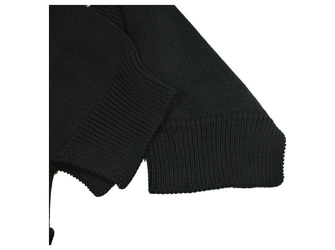 Jersey de algodón de punto Intarsia Maxi Logo Marni Negro - vista 8