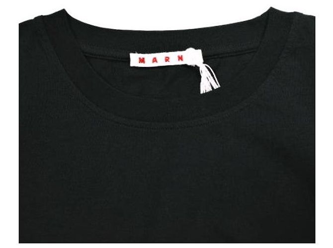 Camiseta de manga larga Marni en jersey de algodón orgánico Negro - vista 5