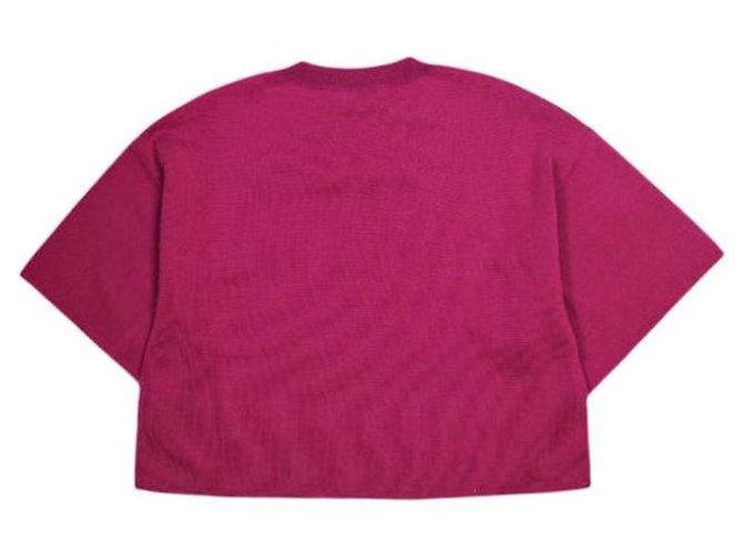 Autre Marque HYKE S/C/P HALF SLEEVE SWEATER
Kurzarm-Pullover aus Seide, Baumwolle und Polyester Lila - Ansicht 2