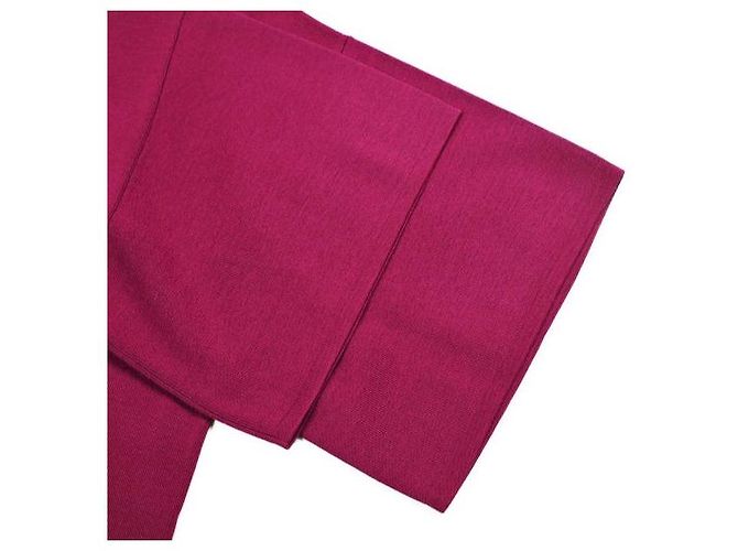 Autre Marque HYKE S/C/P HALF SLEEVE SWEATER
Kurzarm-Pullover aus Seide, Baumwolle und Polyester Lila - Ansicht 5