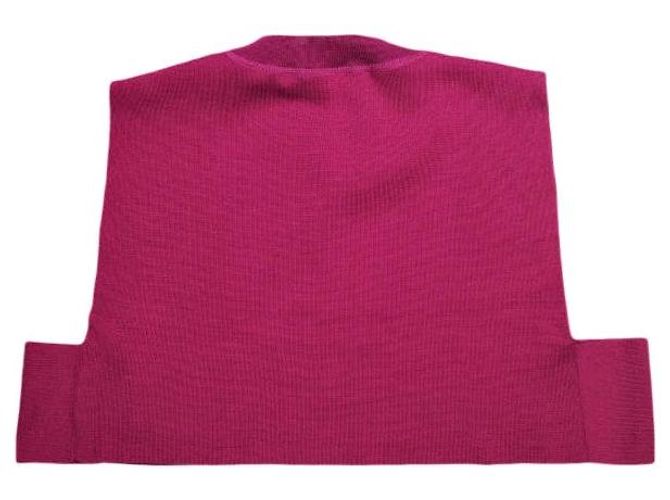 Autre Marque HYKE S/C/P CROPPED TOP SWEATER
Chaleco de punto de seda, algodón y poliéster Púrpura - vista 2
