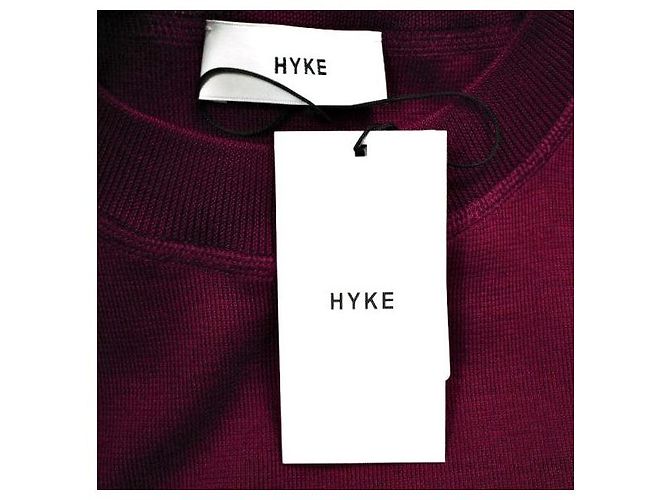 Autre Marque HYKE S/C/P CROPPED TOP SWEATER
Chaleco de punto de seda, algodón y poliéster Púrpura - vista 4