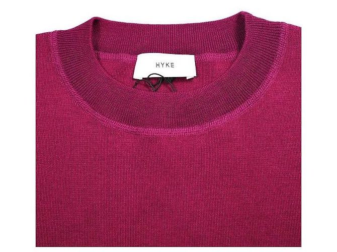 Autre Marque HYKE S/C/P CROPPED TOP SWEATER
Chaleco de punto de seda, algodón y poliéster Púrpura - vista 5