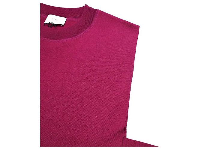 Autre Marque HYKE S/C/P CROPPED TOP SWEATER
Chaleco de punto de seda, algodón y poliéster Púrpura - vista 6