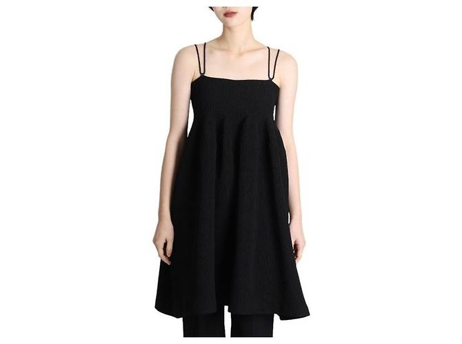 Autre Marque CFCL HYPHA STRAP Minikleid
Polyester-Kleid Schwarz - Ansicht 4