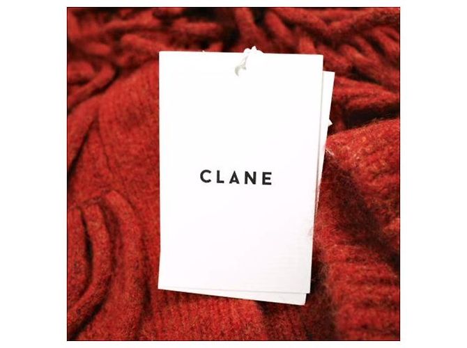 Autre Marque CLANE W FACE FRINGE KNIT VEST Strickweste Orange - Ansicht 4
