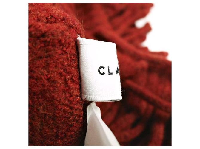 Autre Marque CLANE W FACE FRINGE KNIT VEST Strickweste Orange - Ansicht 8