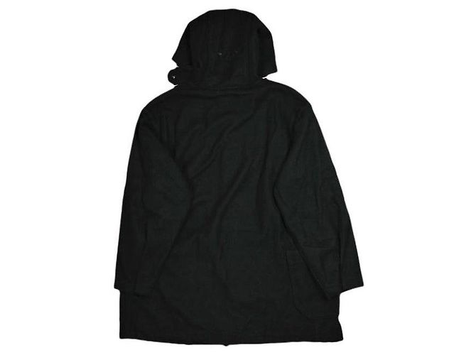 Autre Marque Engineered Garments Madison Parka 20oz Melton Coat Negro - vista 2