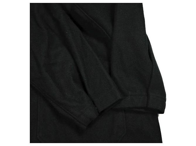 Autre Marque Engineered Garments Madison Parka 20oz Melton Coat Negro - vista 5