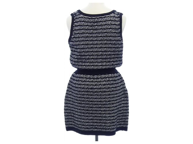 Vestido Chanel LOOK41 Preto Branco - vista 2