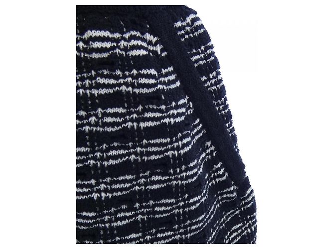 Vestido Chanel LOOK41 Preto Branco - vista 8