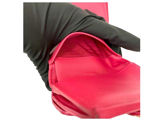 Chanel 2.55 Lammleder Trifold Geldbörse Pink - Ansicht 9
