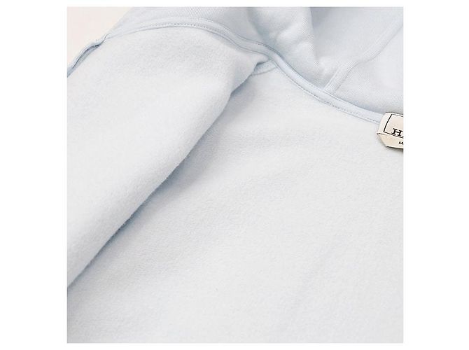 Hermès Sweatshirt aus Baumwolle Blau - Ansicht 11