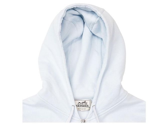 Hermès Sweatshirt aus Baumwolle Blau - Ansicht 2