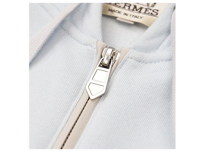 Hermès Sweatshirt aus Baumwolle Blau - Ansicht 3