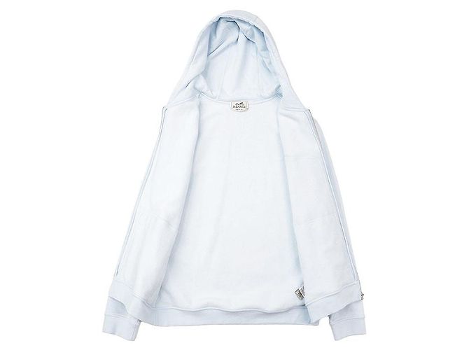 Hermès Sweatshirt aus Baumwolle Blau - Ansicht 8